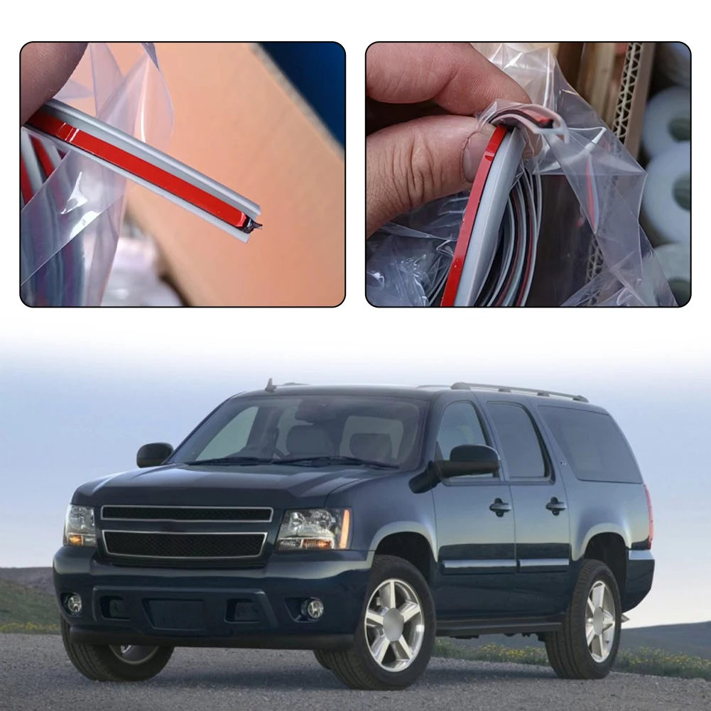 Lip Headlight Side Skirt Fender 2M Sealing Strip Aging Resistance Double Sided Adhesive Tape EPDM Rubber Heat Resistance