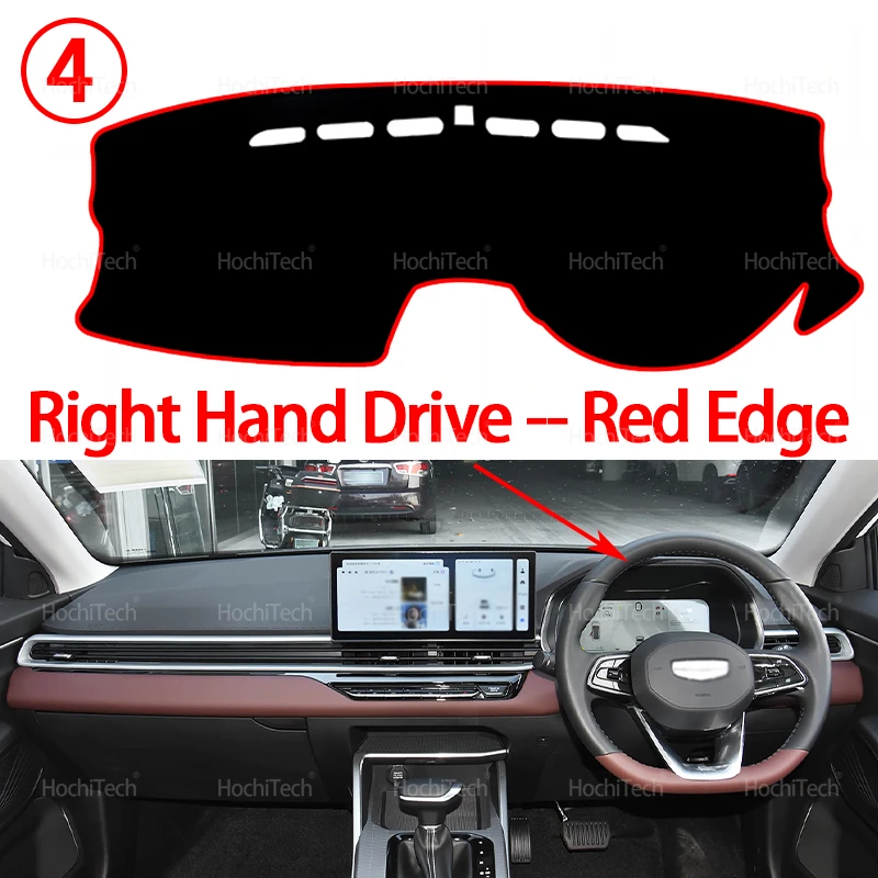 Für GEELY Emgrand 4. Generation 2022 2023 2024 2025 2026 Auto Teppich Anti-Rutsch-Matte Sonnenschirm Dashmat Teppich armaturenbrett Abdeckung Pad – Detail 11