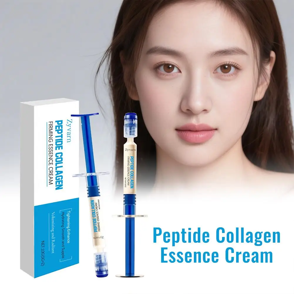 Zyvarn Collagen Peptide Essence Moisturizing Skin-Nourishing Anti-wrinkle Improve Skin Elasticity Reduces Fine Lines 5g 2pcs