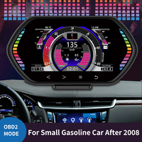 KWHUD HUD Head Up Display Car On-board Computer OBD2 GPS Speedometer RPM Tachometer Volt Turbo Gauge for Gasoline Car After 2008