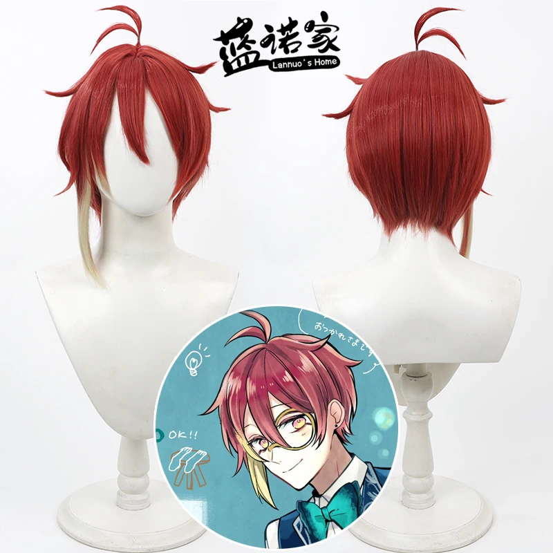 

The Demon Prince Momochi House Phinneus Cosplay Wig Roleplay Party Costume Prop Synthetic