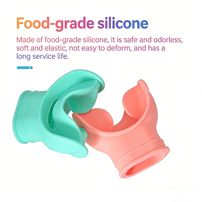 Silicone Surfing Mouthpiece Comfortable Scuba Diving Regulator Mouthpiece Snorkeling Breathing Tube Retainers  Easy To Use