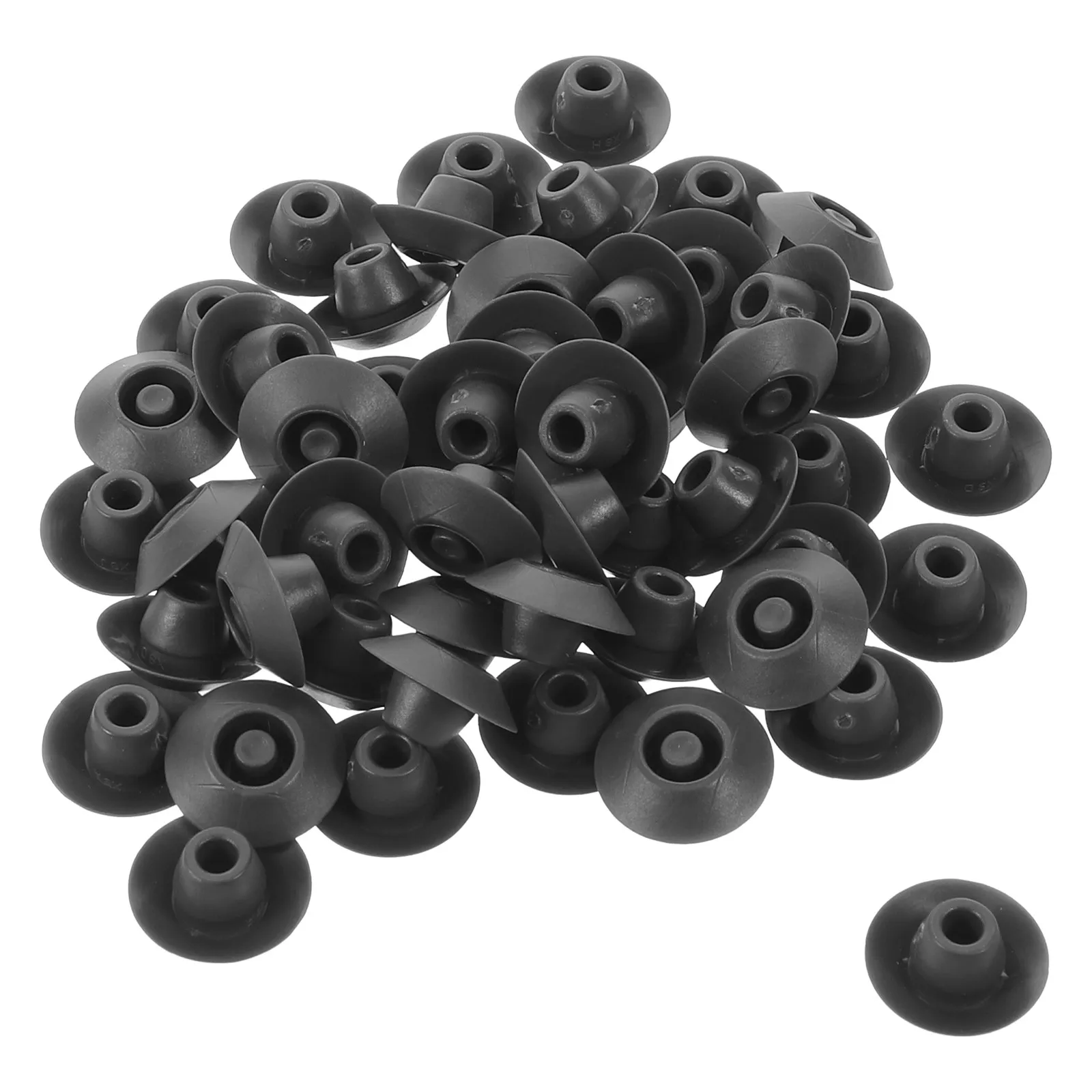 50Pcs Waterproof Car Door Rubber Seal Plugs Covers Auto Body Dustproof Caps Side Skirt Protection Automotive