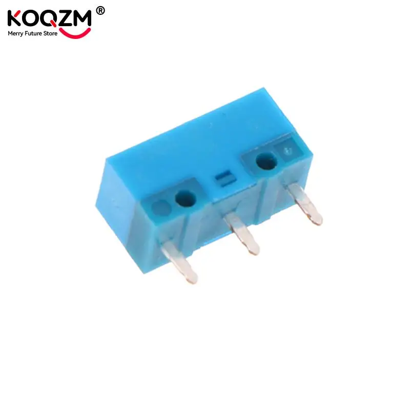 1pc Blue Shell Pink Dot Mouse Micro Switch Button 80 Million Life Computer Mouse Maintenance Replacement Mouse Accessories