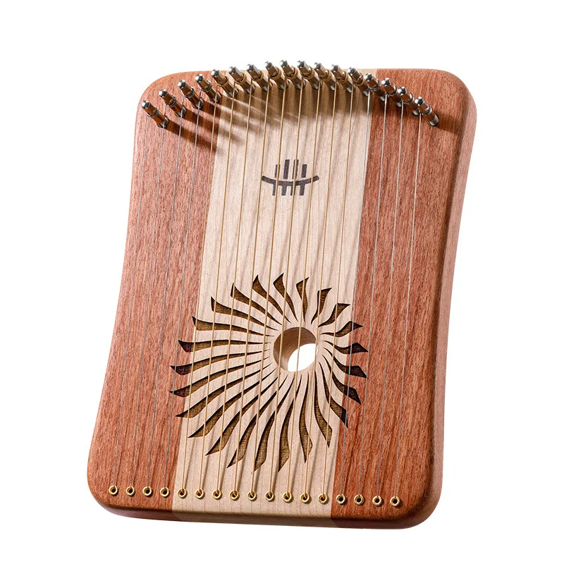 

The 17-note Lyar portable instrument made of beech and African rosewood