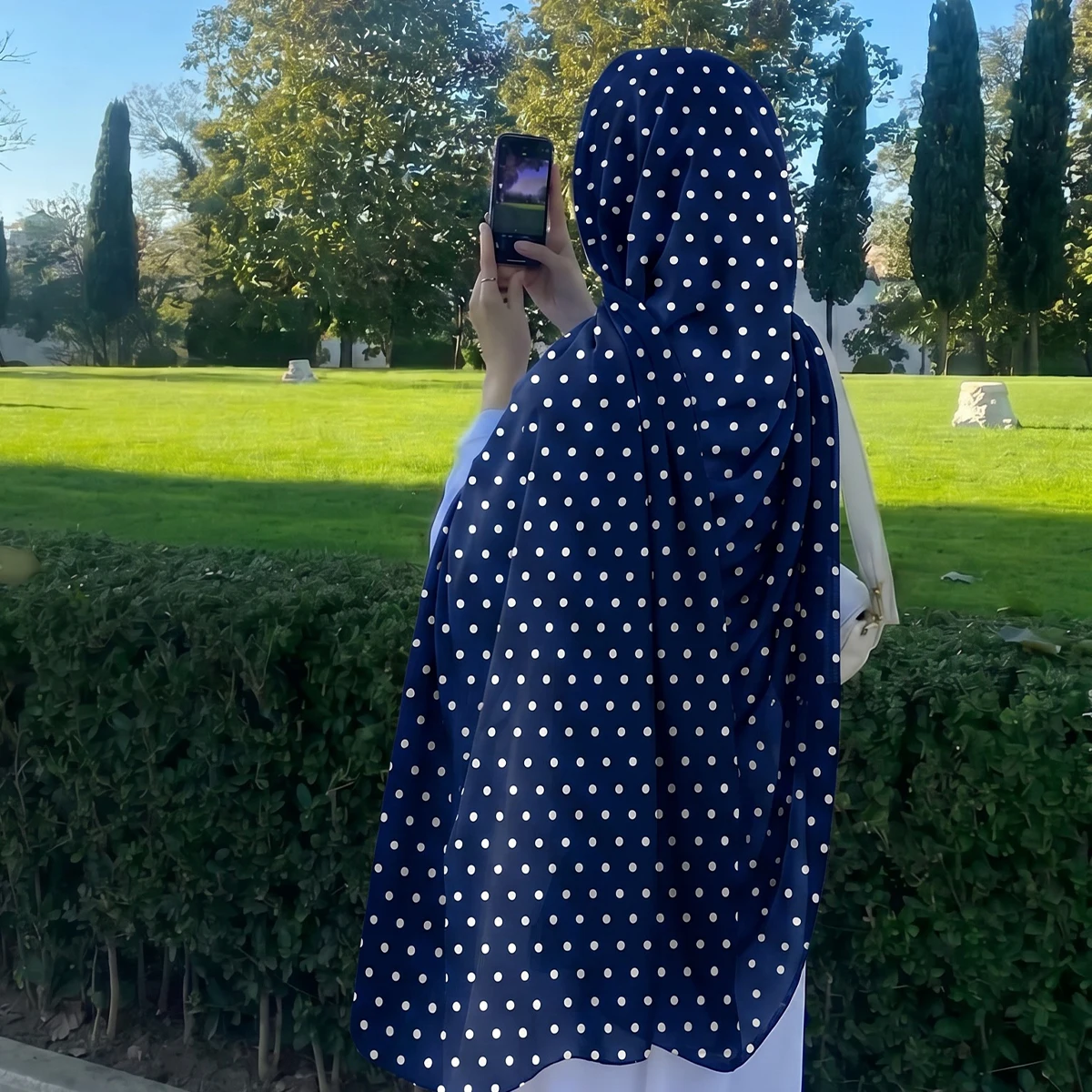 Neuer Damen-Hijab-Schal mit Aquarellmuster, Vintage-Luxus-Strandtuch, 180 cm langes Kopftuch, Bohemien-Muslim-Accessoires – Detail 11