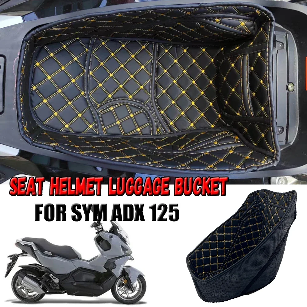 For SYM ADX125 adx 125 2023 2024 Motorcycle Seat Liner Modified Seat Liner Toilet Seat Helmet Luggage Bucket Seat bucket cushion