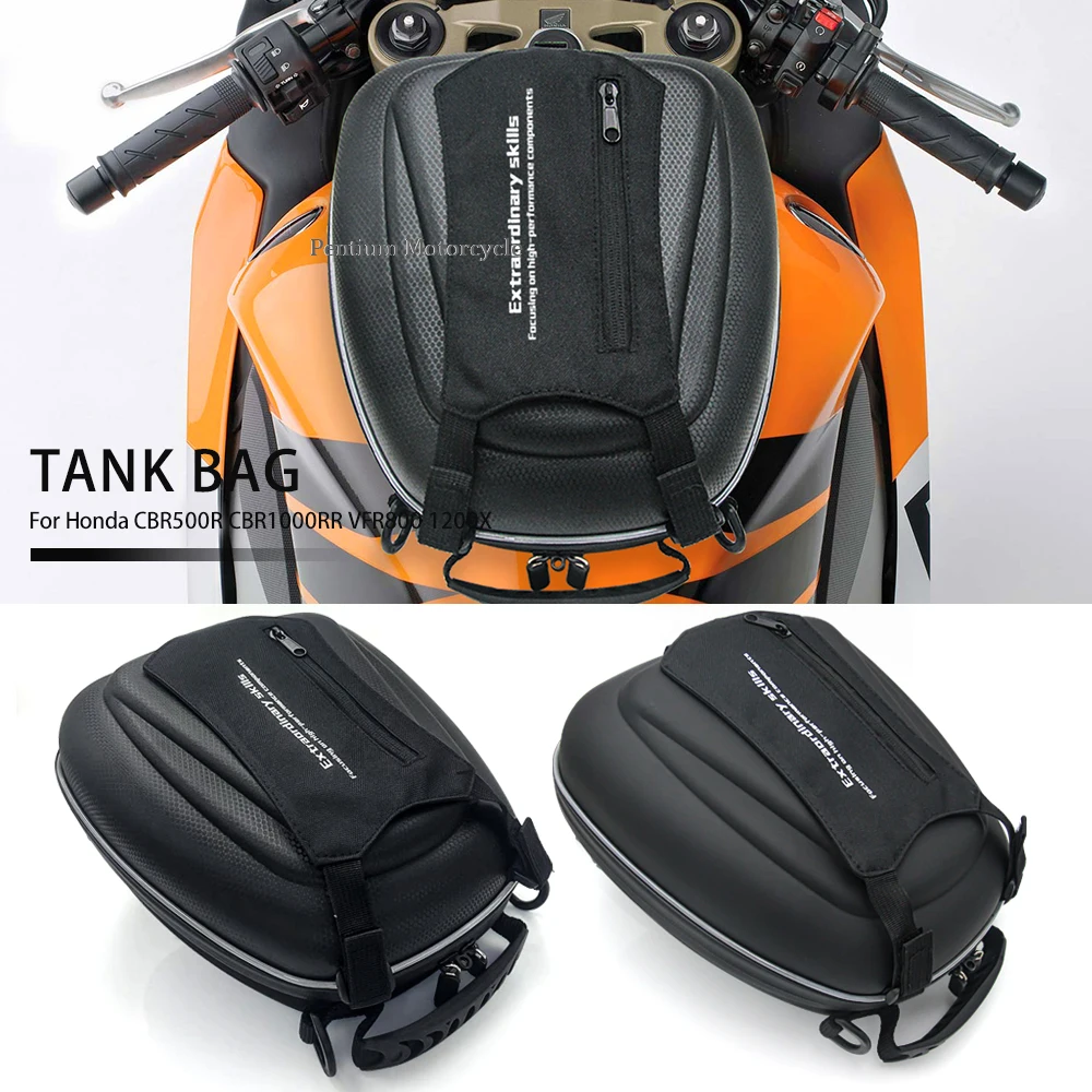 Fuel Tank Bag Luggage For Honda CBR500R CBR650F CBR1000RR R SP VFR800 VFR1200X Motorcycle Navigation Racing Bags Tanklock