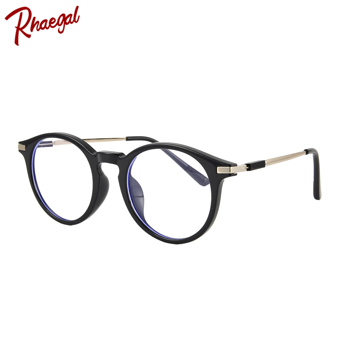 

Rhaegal Minimalist Classic Round Anti Blue Light Glasses for Women Men Stylish Optical Lenses Computer Glasses for Working