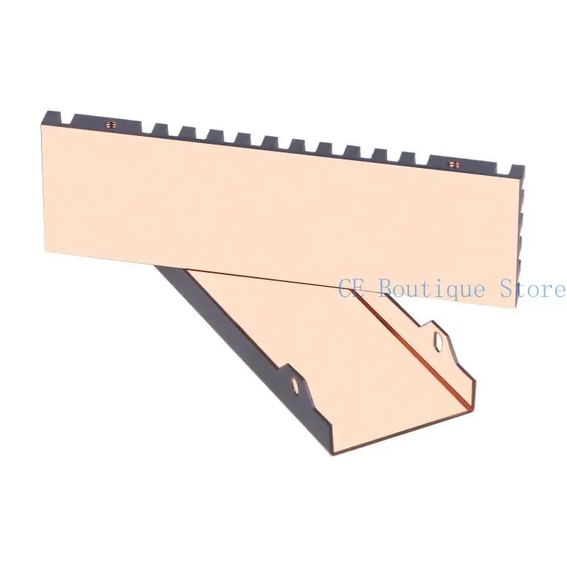 Copper Heatsink Cooler Heat Sink for M.2 NGFF 2280 PCI-E NVME SSD Cooling Thermal Pad Thickness 8.5mm