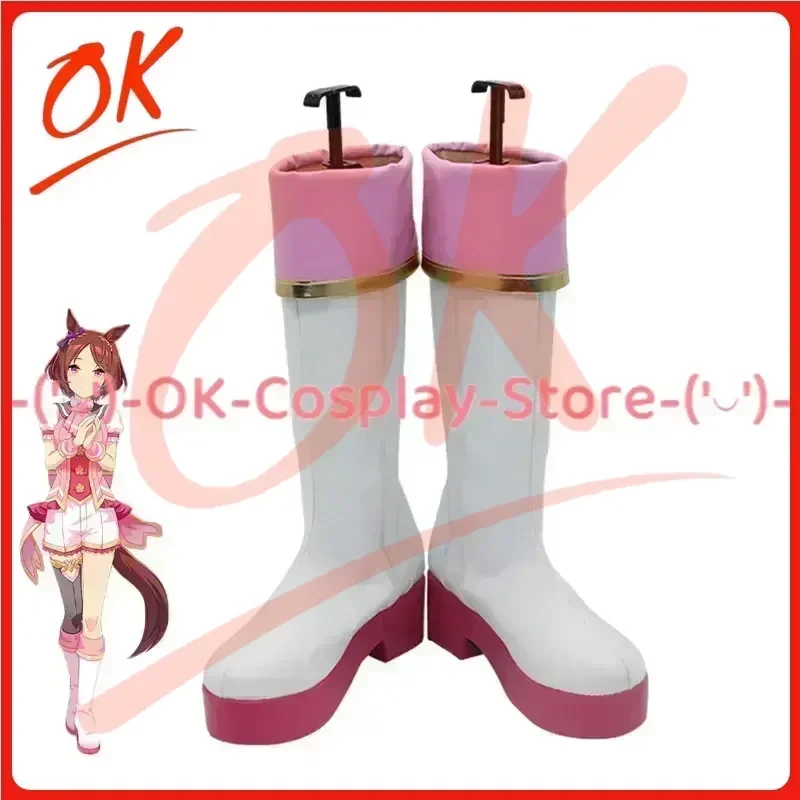 

[Индивидуальные] Game Pretty Derby Sakura Laurel Shoes Аниме Опора для ролевых игр OK-Cosplay Хэллоуин Карнавальная вечеринка Сапоги из искусственной кожи