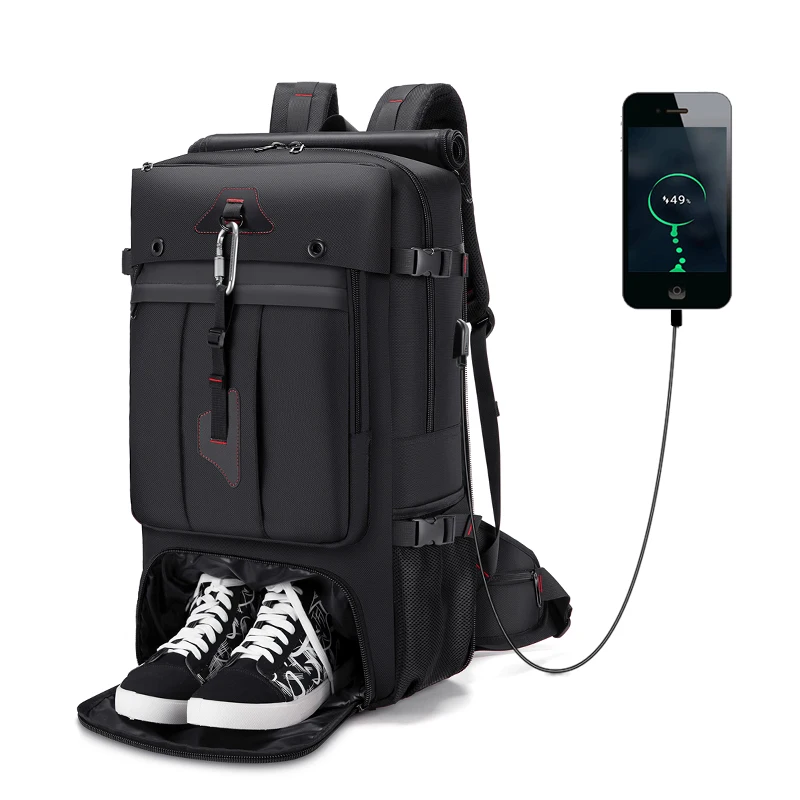 

Backpack Travel Business Trip Leisure Travel Work Oversized Backpack Extra Large Capacity 70 Multi-Functional Luggage Bag