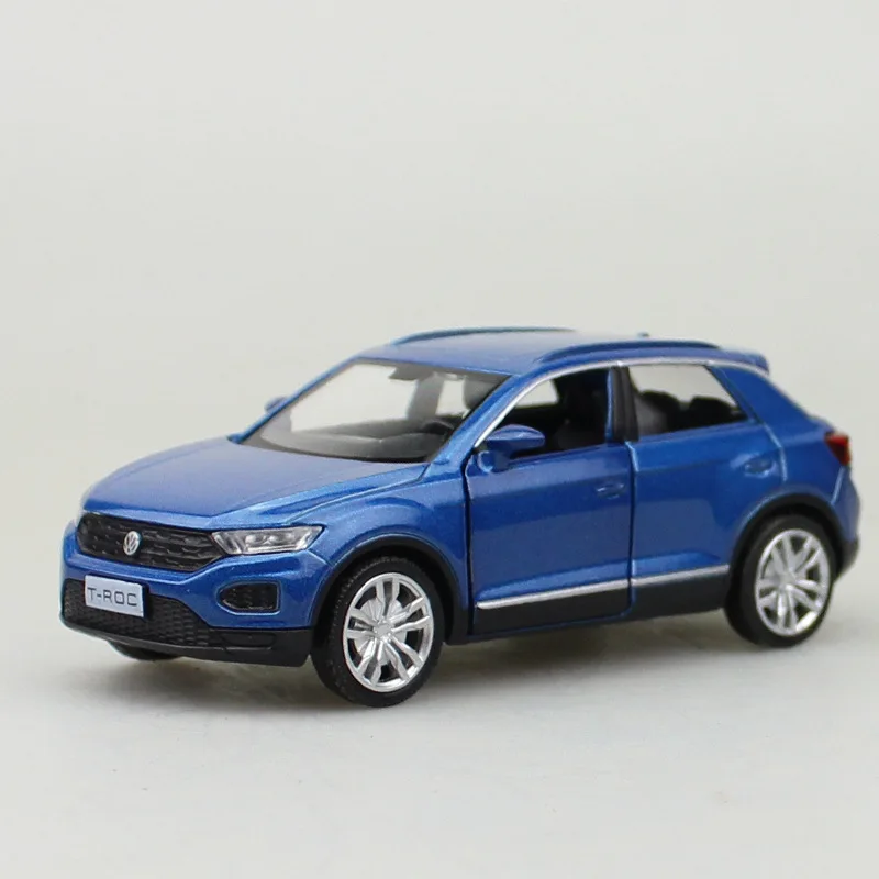 1:36 T-ROC Legierung Automodell Druckguss Metall Fahrzeugmodell Simulation Miniatur Maßstab Spielzeug Geschenk