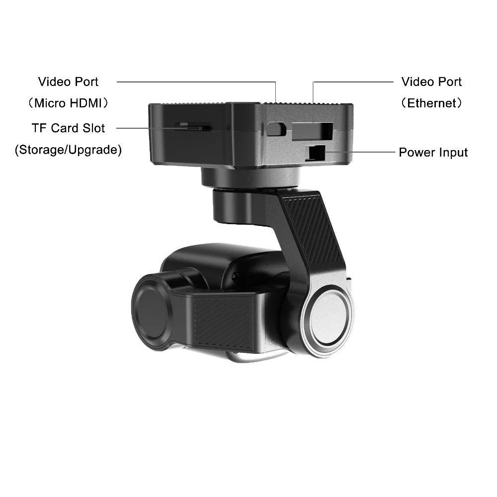 SIYI A8 Mini 4K 8MP Gimbal Camera Ultra HD 6X Digital Zoom 1/1.7" Sony Sensor 95g Lightweight for Drones & Vlogging view 6