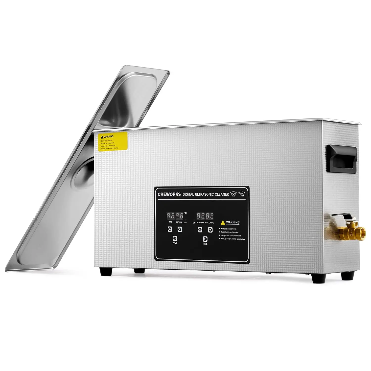 

10L Digital Ultrasonic Cleaner for Elongated Objects, 240W Professional Ultrasonic Parts Cleaner with Heater and Timer, 2.6