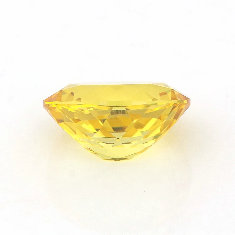 Provence Lab Grown Sapphire Loose Stone Oval Yellow Sapphire Stone VVS1 Yellow Loose Gemstone Diy Jewelry GRC Certificate