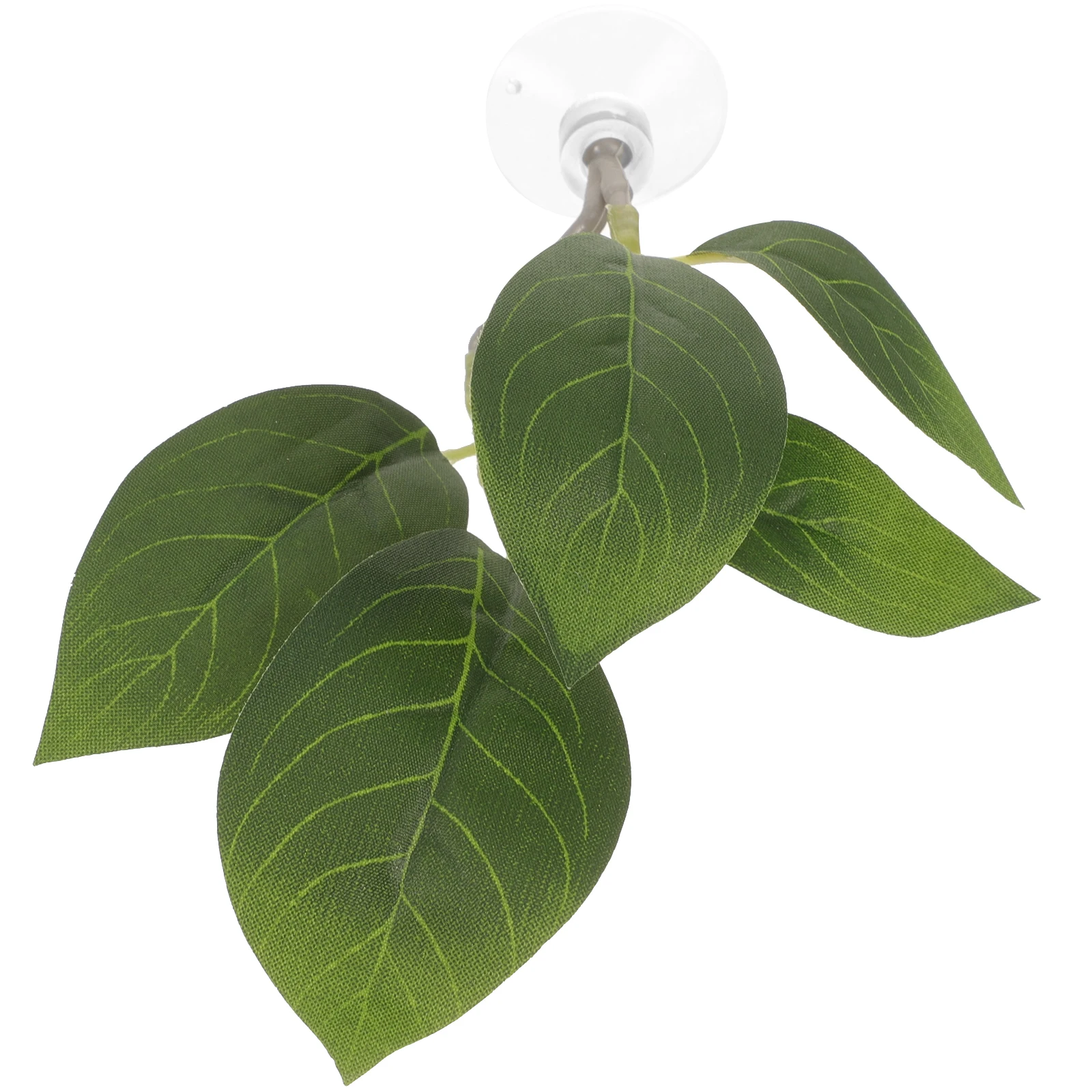 

Decorative Betta Fish Spawning Leaf Realistic Aquatic Plant for Aquarium Resting Habitat Breeding Place Suction Cup Fish Tank