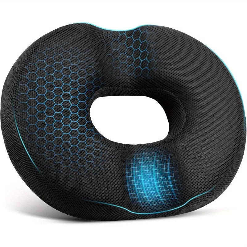 Donut Pillow Seat Cushion for Hemorrhoids,Sciatica & Hip & Coccyx Desk Chair Cushion for Long Sitting Office Worker, Car Driver