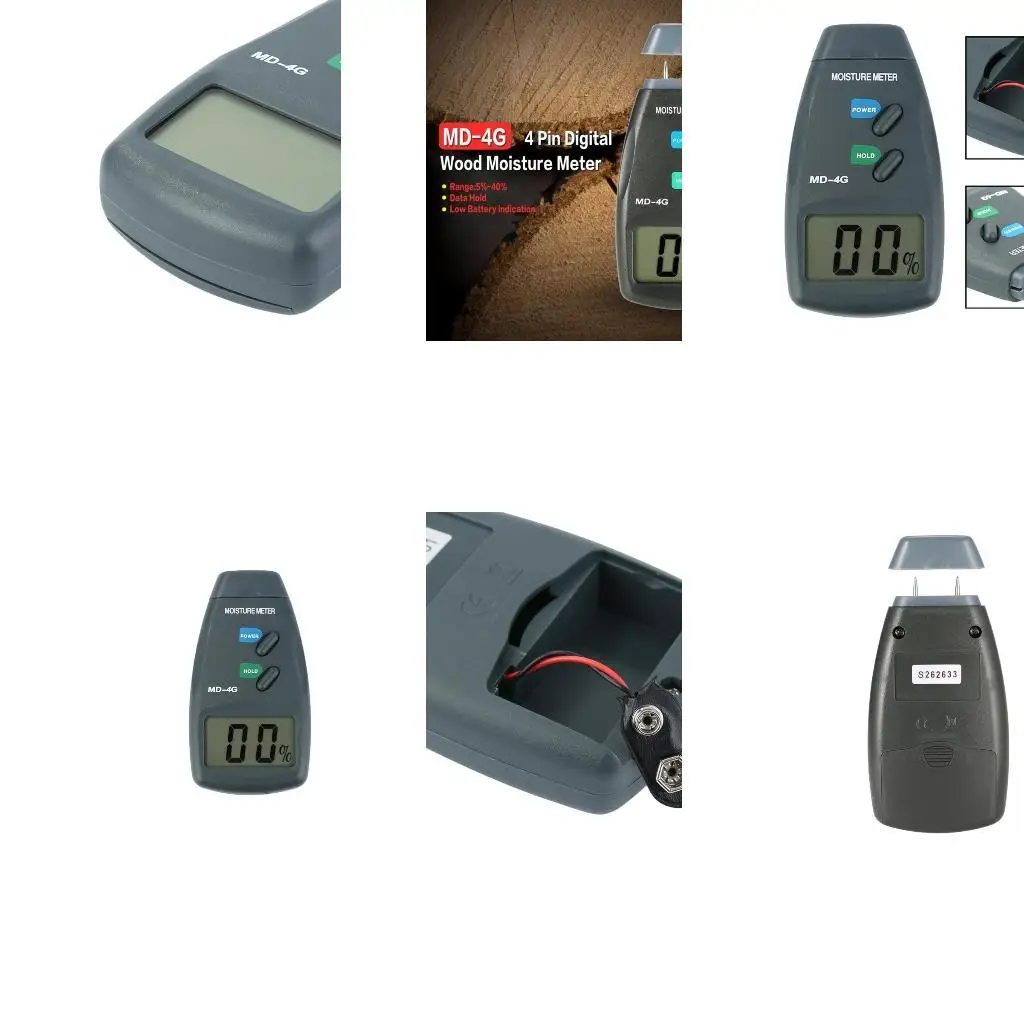 

Y1UB Портативный деревянный измеритель влажности цифровой детектор влаги