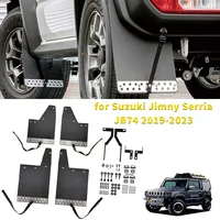 For Suzuki Jimny JB74 2019 2020 2021 2022 2023 4pcs Mudguard Fender Front Rear Mud Flaps Guard Splash Mudflaps JB74 Accessories