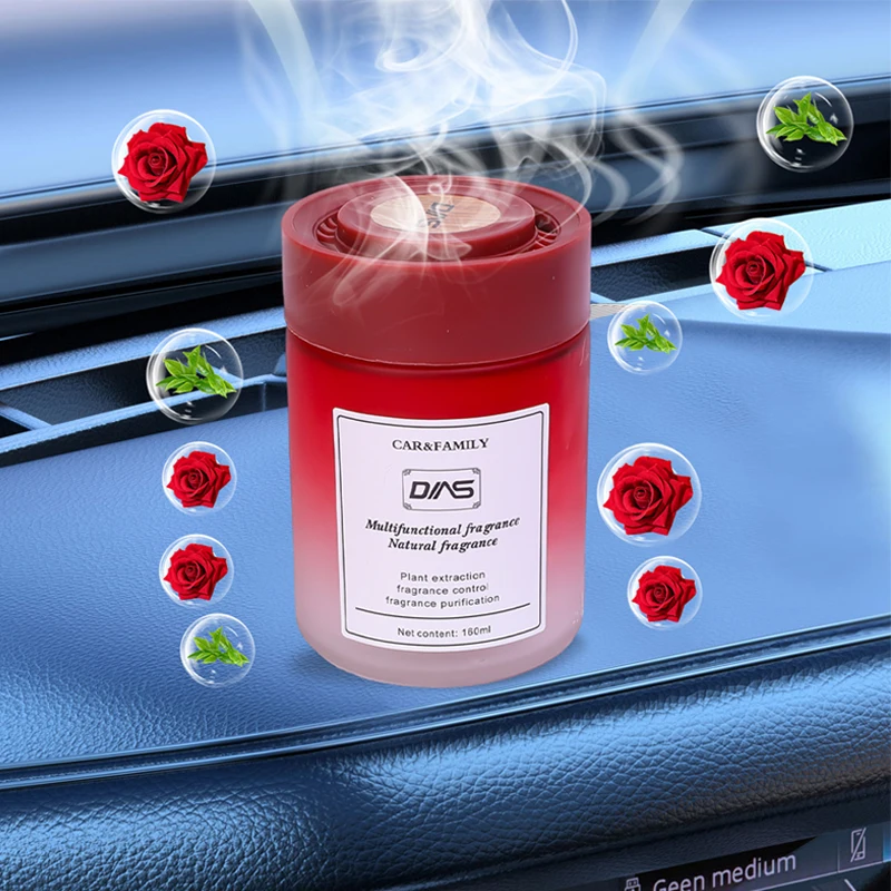 Car Aromatherapy Natural Plant Essence Solid Balm Odour Removal Long-lasting Fragrance Air Freshener Auto Interior Accessories