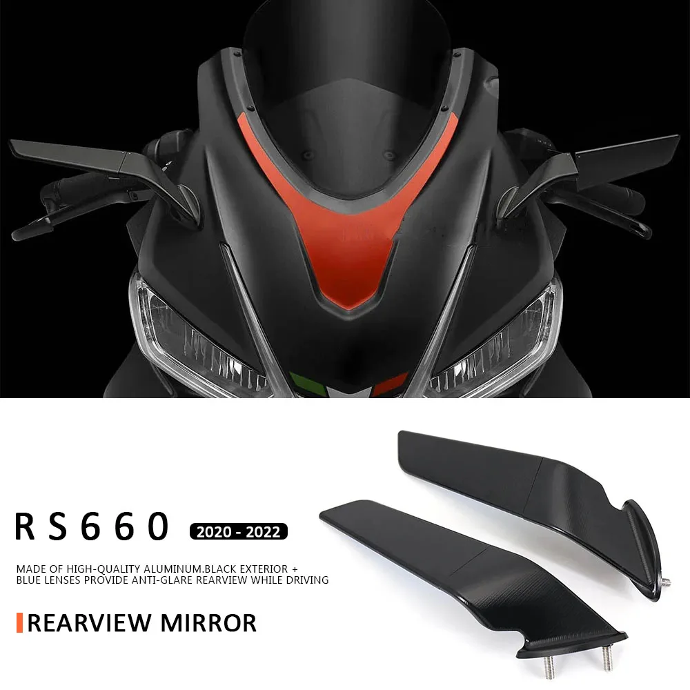 2020 2021 2022 NEW Rear View Mirrors For Aprilia RS660 RS 660 Motorcycle Accessories Rearview Side Mirrors Rs660