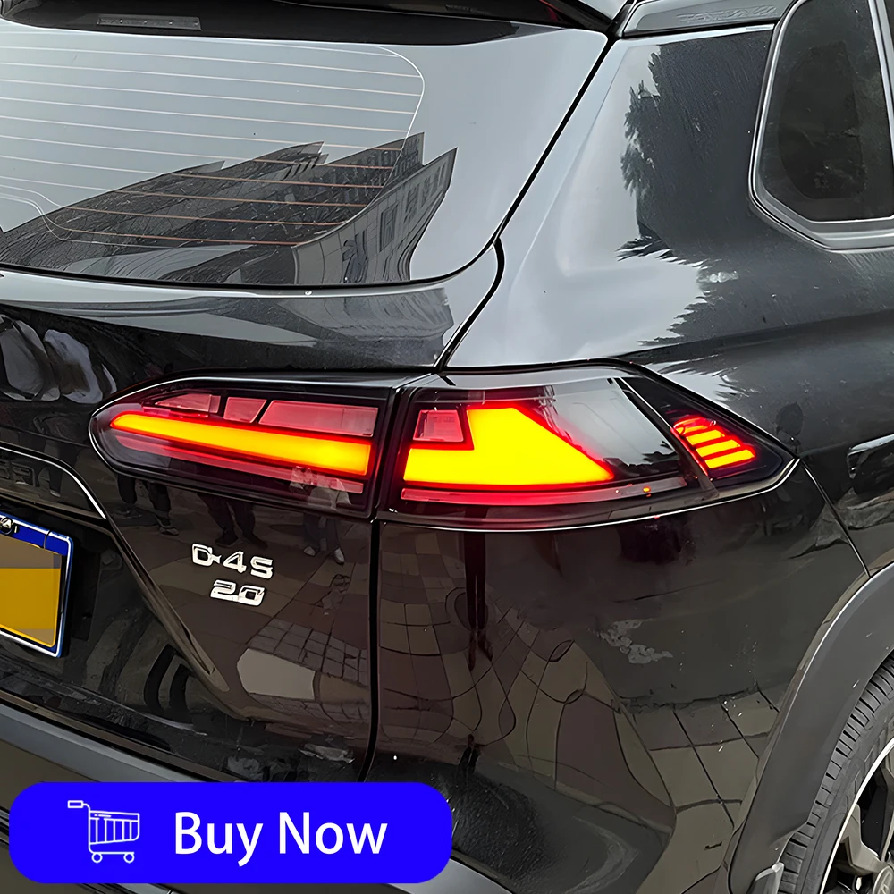 

Автомобильные фары для Toyota Corolla Cross 2022-2024, автоматические задние фонари в сборе, обновленный эффект запуска, динамическая подсветка, задний задний фонарь