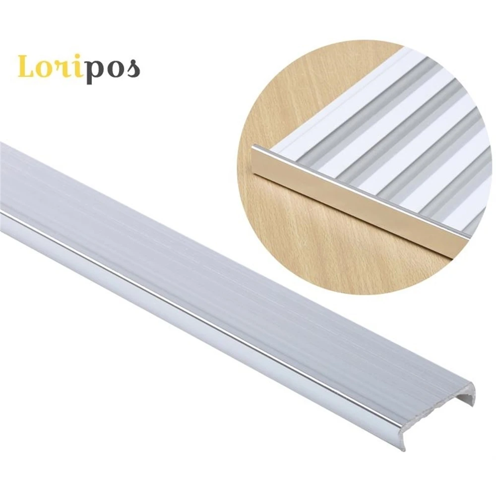 

Aluminium Slot Strip Wall Mount Board Edge Cover Shelf Board Plate Grooves Protection Bar Rail Pole Slotted Plate Edge Guard Rod