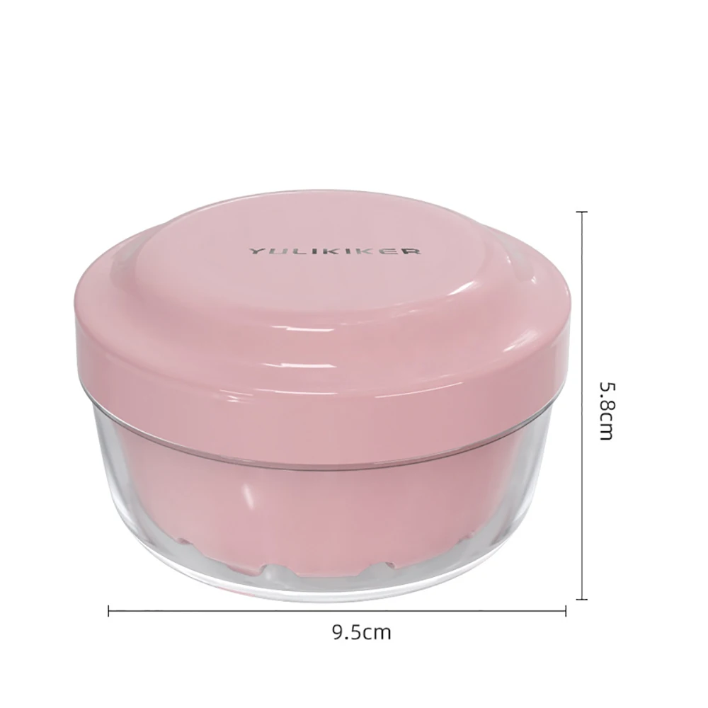 High Quality Double Layer Denture Bath Box Dental False Teeth Storage Box Denture Bath Case