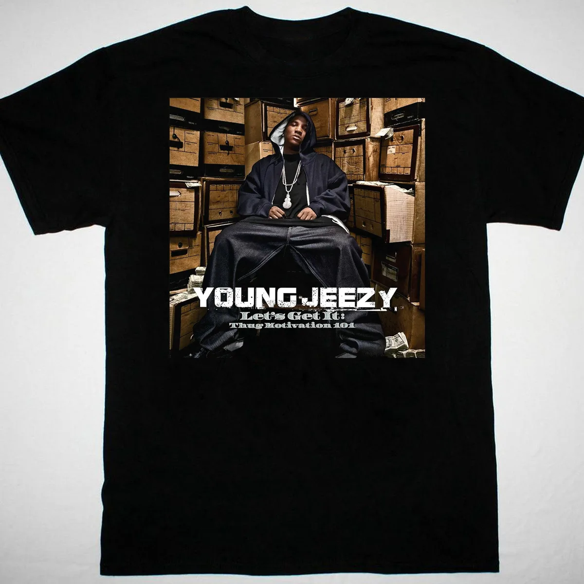 Young Jeezy album rapper T shirt S to 5Xl short sleeve TA5516