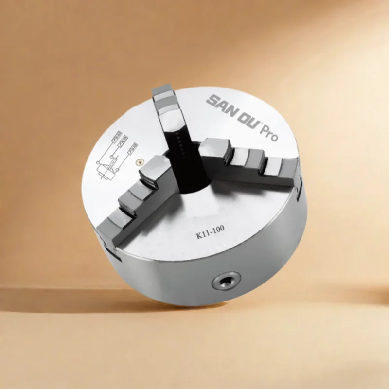 High Precision 3 Jaw Self-Centering Chuck K11-100 SANOU PRO Mini Metal Lathe Chuck 100mm