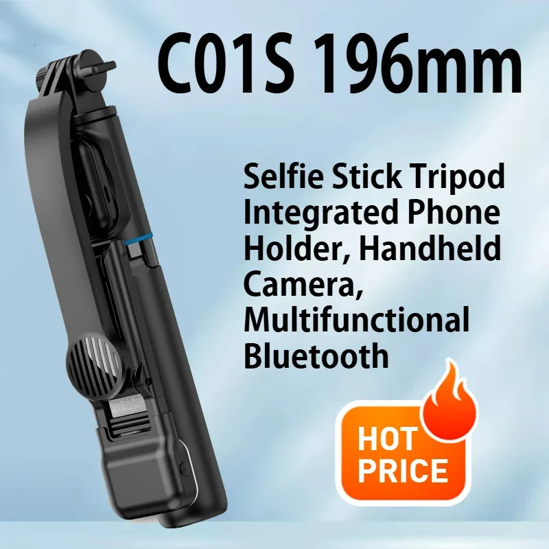 

C01 Selfie Stick Tripod Integrated Phone Holder, Handheld Camera, Multifunctional Bluetooth