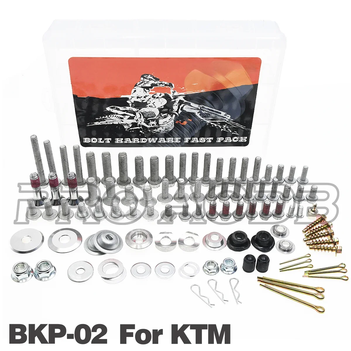 Parafuso de motocross, kit completo de fixação de plástico para yamaha yz wr 65 85 125 250 e ktmxcf sxf exc sx xc excf dirt bike