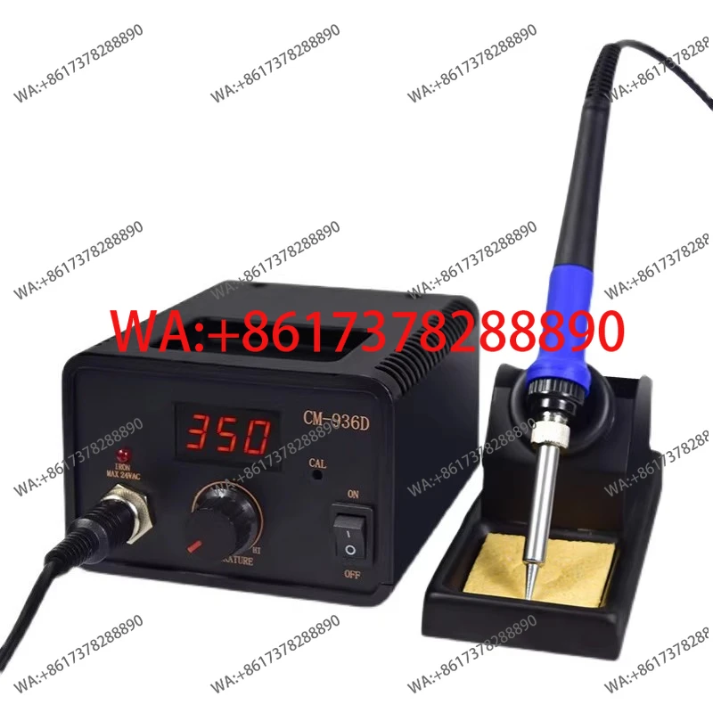 

Цифровой паяльник CM-936/936D с внутренним терморегулятором, промышленного класса, для пайки при постоянной температуре.