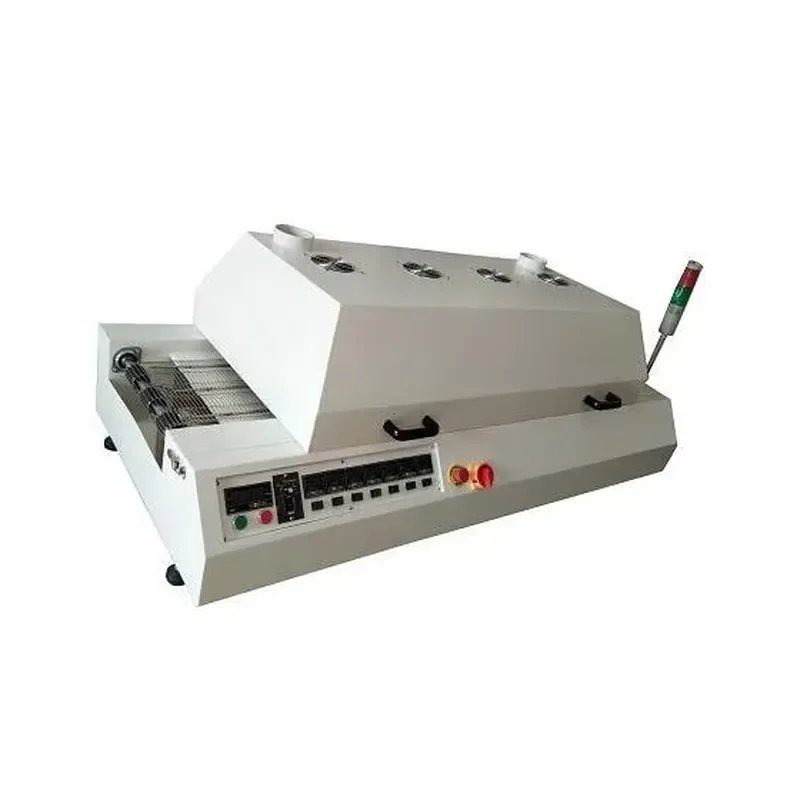 Desktop Reflow Soldering Machine for PCB Assembly SMT Rework Station with Temperature Control and Dual Zone Heating