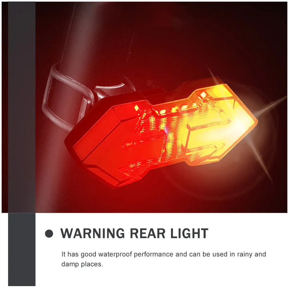 

LED Remote Control Turn Signal Bike Lamp Light Night Riding Waterproof ABS USB Bike Lights Rear Warning Lights