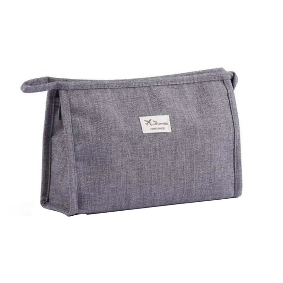 

Zipper Travel Makeup Case Cosmetic Bag Cosmetic Pouch Portable Simple Makeup Bag