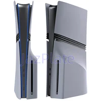 Placas de cubierta Grey Pro Disc Edition con piel de logotipo y pegatina del 30 aniversario para la nueva placa frontal de paneles de carcasa de consola PS5 Pro