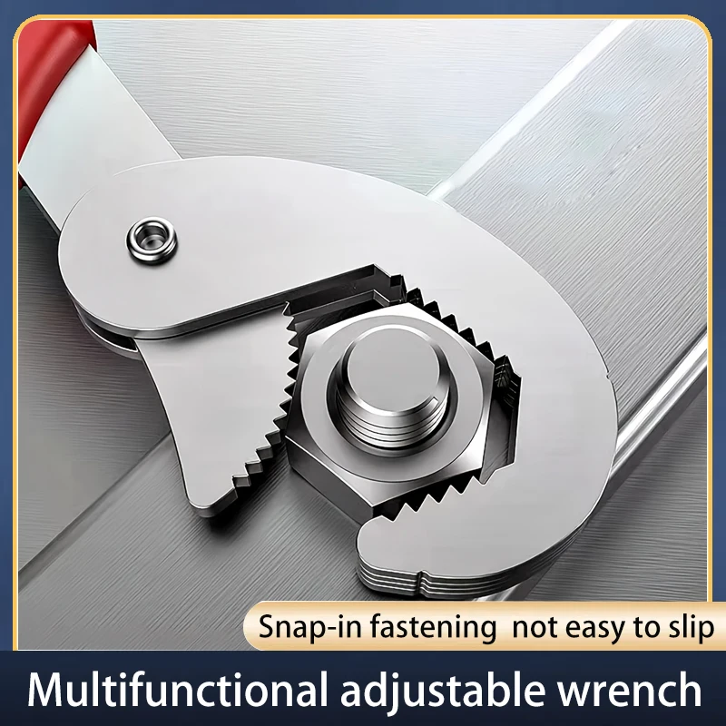 مفتاح ربط قابل للتعديل متعدد الوظائف ، مفتاح ربط عالمي ، كبير وصغير ، فتح سريع ، مفتاح ربط الأنابيب ، أداة الأجهزة