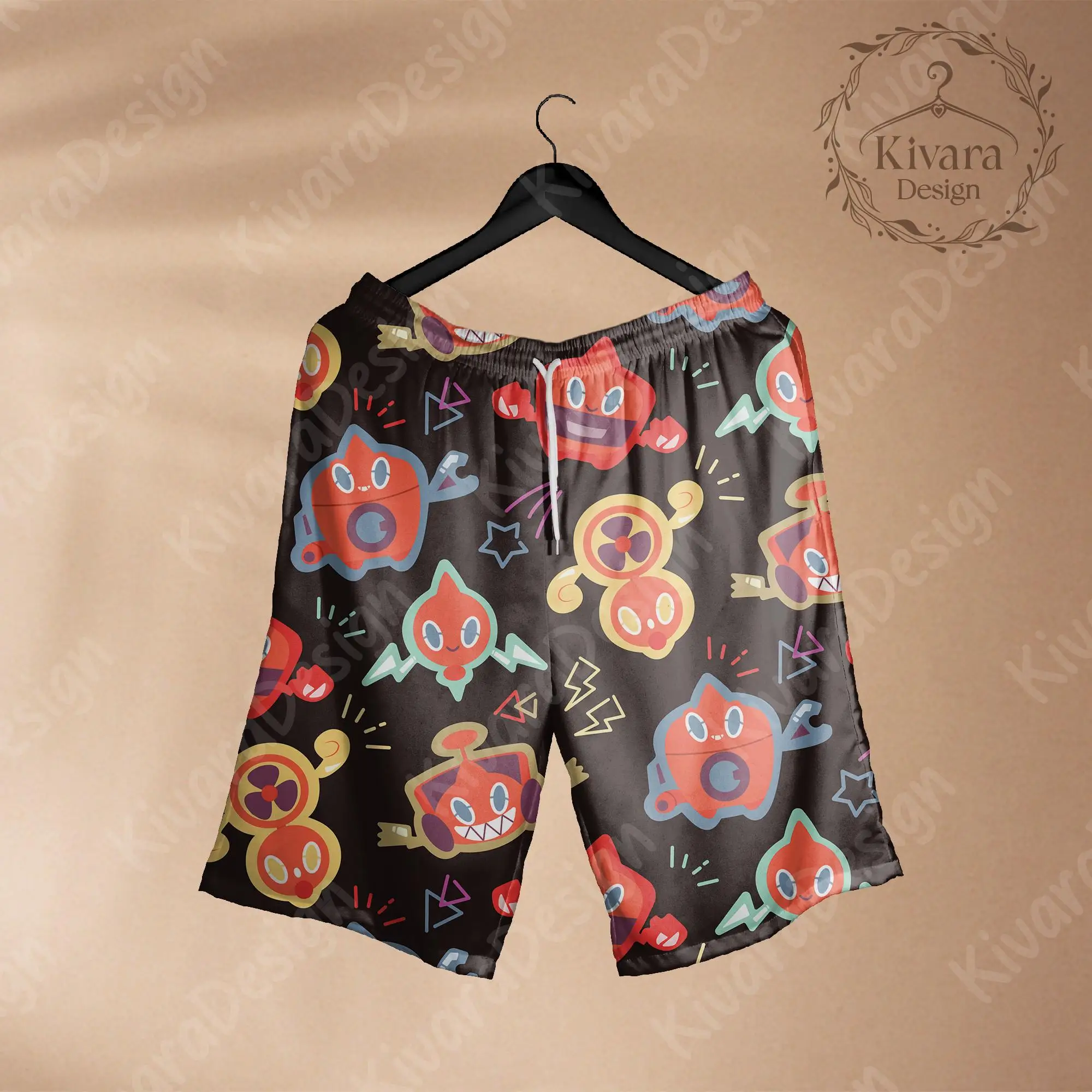 Rotom Hawaiian Shirt Pokémon Anime Grafik-T-Shirt Sommer Sport Freizeit Herren-T-Shirt Kinderbekleidung T-Shirt Y2k Frau ﻿ – Detail 6