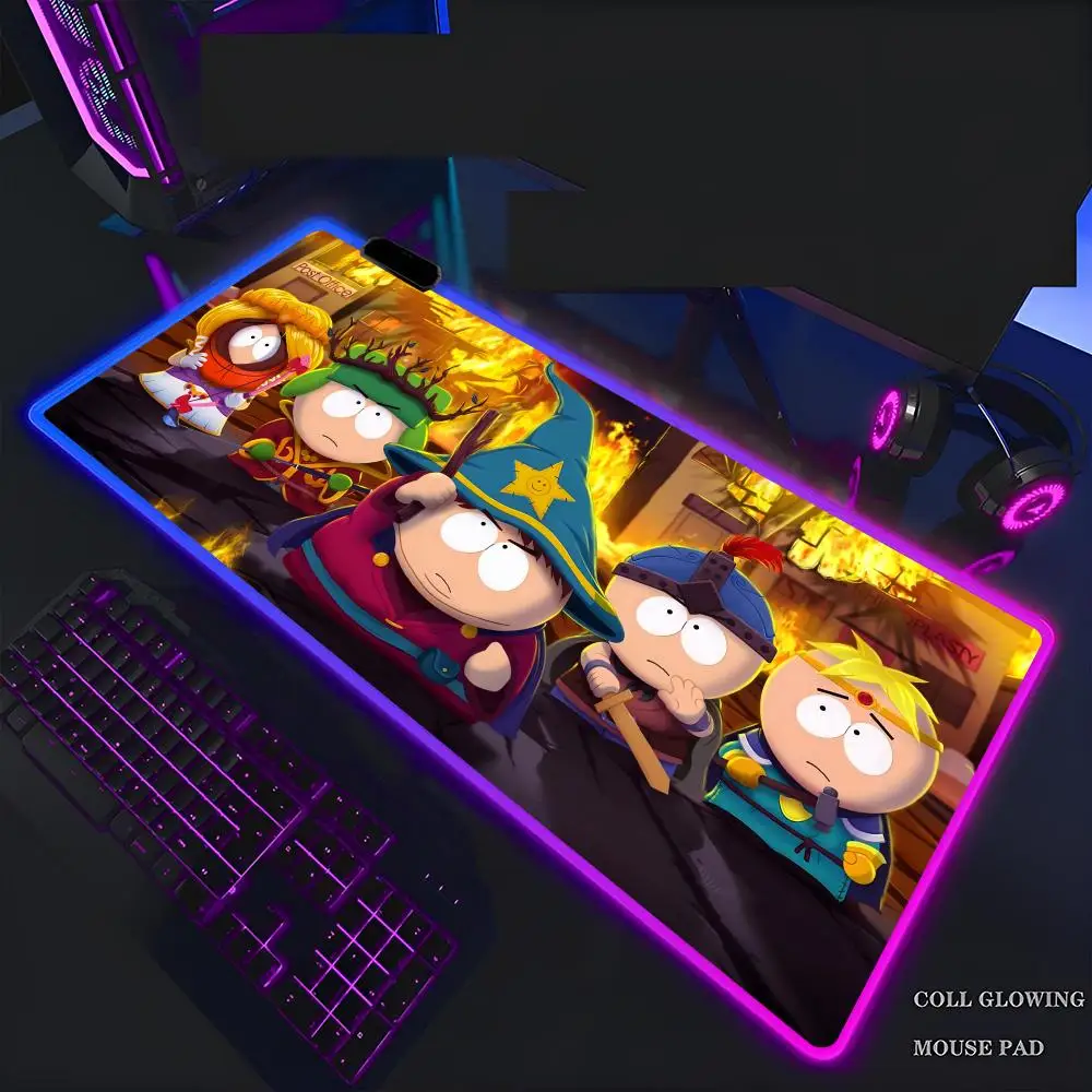 

Anime Comedy Funny S-South Park MINISO Mouse Pad Mousepad Rgb 100x50cm Mouse Pad Gaming Backlight Pc Accessories Gamer Keyboard Backlit Mat Desk Protector Mats Xxl Large Anime