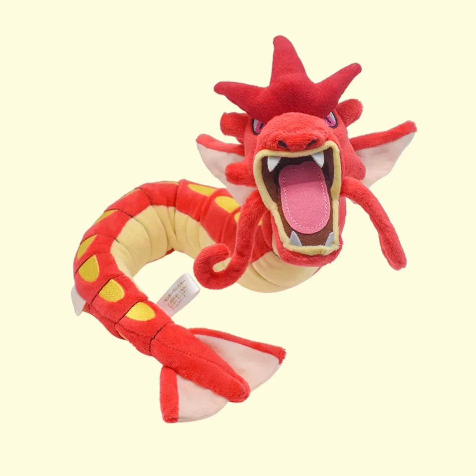 ديكور غرفة Pokémon Anime Puppe ، Gyarados Stofftier باللون الأزرق والأحمر ، هدية الهالويين ، 23"