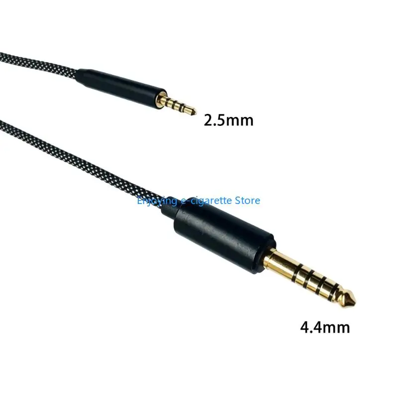 Headphone Balanced Cable for Y50 QC25 AE27 NC700, Black Braided 150cm Cord Y4QF