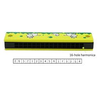 16 Hole Accented Harmonica for Students, Excellent Cartoon Gift for Music Fans