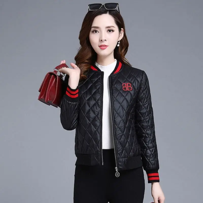 Woman Coat Bomber Baseball Black Aviator Jackets for Women Red Duck Down Quilted Padded Thick Padding in Promotion Cute Hot Cold