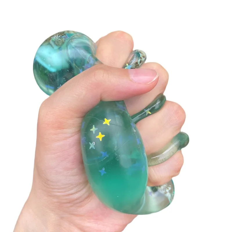 Squishy Maltose Ocean Stress Balls Sensory Fidget Toys for Stress and Anxiety Relief Maltose Water Ball Bulk Gift for Adult