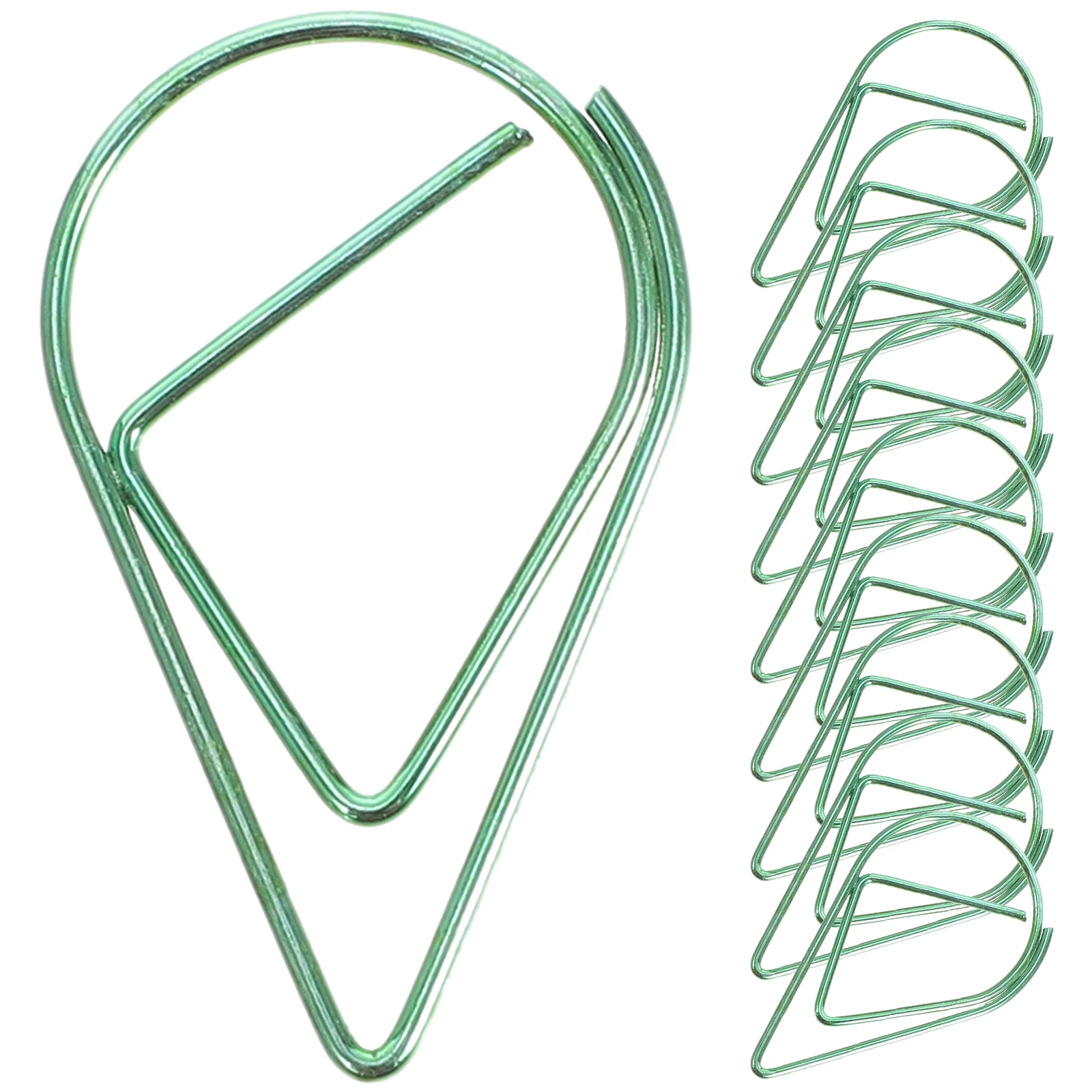 

10 Pcs Drop Small Metal Pin Bookmark Metal Paper Clips Shaped Pins Desk Accessories Office Supplies School Stationery
