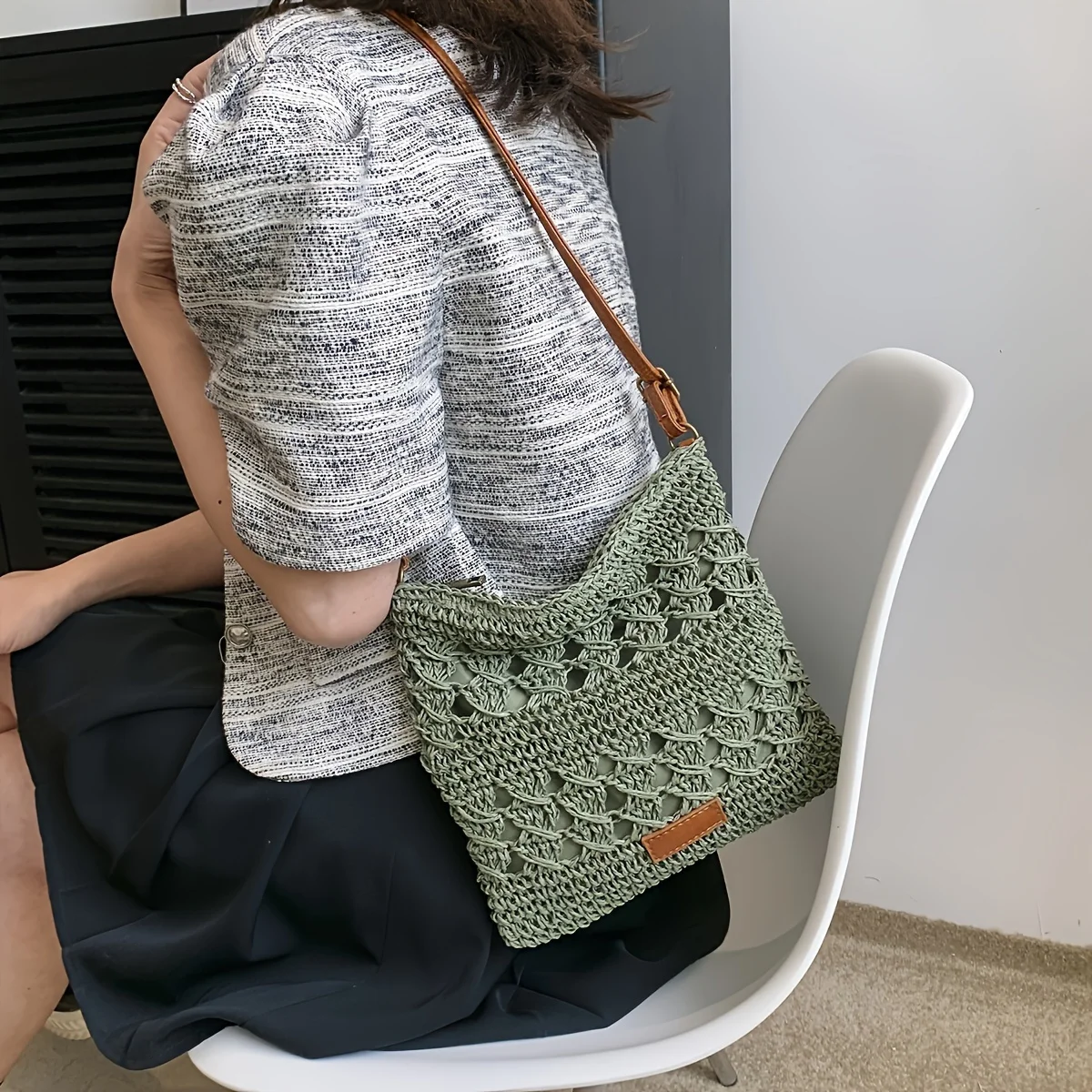 Chic Handmade กระดาษฟางกระเป๋า - Paper Straw Color บทวิจารณ์และราคา