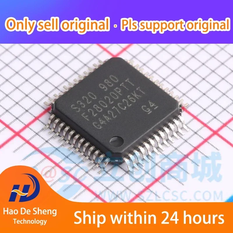 10PCS/LOT  TMS320F28020PTT LQFP-48  New Original In Stock