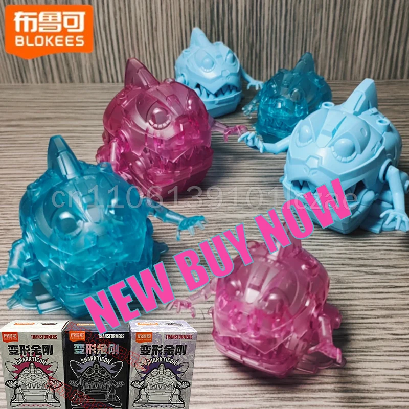 Op voorraad Blokees Transformers Movie Figure G1 Sharkticon Bloks Group Beweegbaar modelspeelgoed Kleine opbergdoos Speelgoed Kerstcadeaus